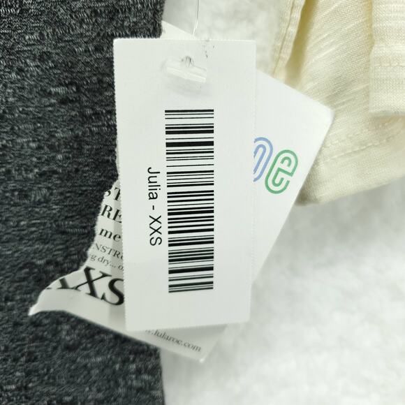 Lularoe Women's Julia Simply Comfortable Gray Cream Raglan Sleeve Dress XXS - Picture 5 of 10